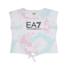 EA7 TIE DYE T-SHIRT WITH KNOT