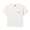 Petit Bateau T-shirt With Pocket In Bianco