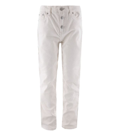 Levi&#039;s Kids' Cream Jeans With Fake Buttons In Panna