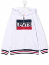 Levi&#039;s Sweatshirt With Hood In Bianco