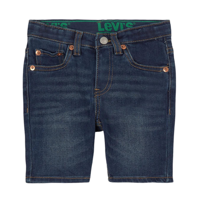 Levi&#039;s Kids' Dark Wash Denim Bermuda In Jeans