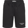 Calvin Klein Junior Bermuda With Elastic Waist In Nero