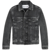 Calvin Klein Junior Black Denim Jacket In Nero