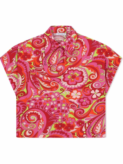 Dolce & Gabbana 60s Shirt In Fantasia