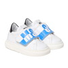 MSGM SNEAKERS WITH TOUCH-STRAP FASTENING