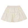 Brunello Cucinelli Skirt With Openwork Pattern In Bianco