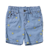 STELLA MCCARTNEY DENIM SHORTS WITH EMBROIDERY