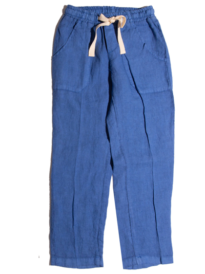 Siola Kids' Blue Linen Trousers