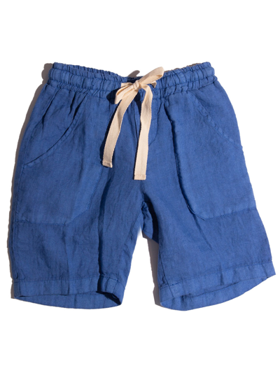 Siola Kids' Blue Linen Shorts