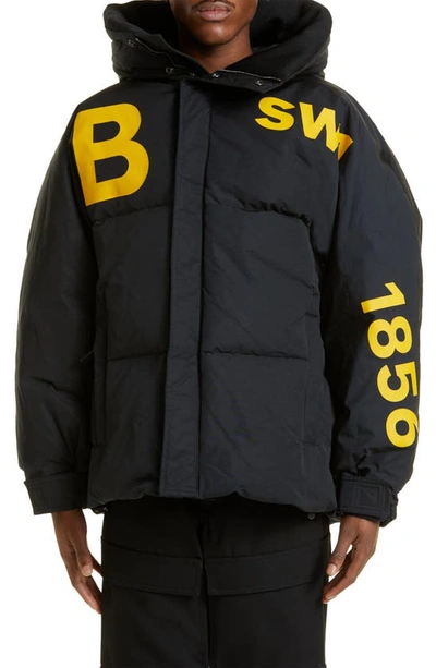 Burberry Horseferry Print Hooded Down Puffer Jacket In Multi-colored