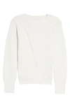 Jacquemus Pau Stripe Sweater In Off-white