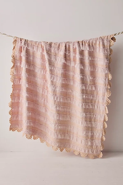 Free People Seraphina Blanket In Pink