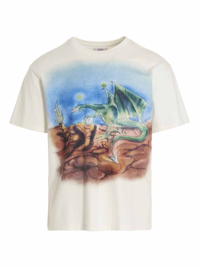 Erl Dragon T-shirt In White | ModeSens 