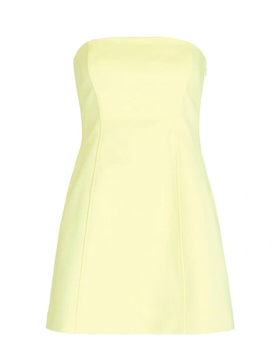 Sir The Label Esther Strapless Mini Dress In Green-lt