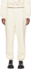 3.1 Phillip Lim White Compact Lounge Pants In Ant. White An110