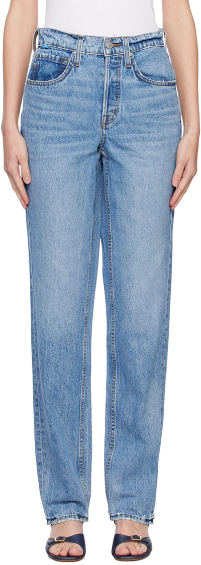 Cotton Citizen Blue Kate Jeans In Tower