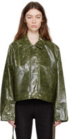 SONG FOR THE MUTE GREEN PATCH POCKET JACKET