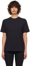 Skims Black Stretch Boyfriend T-shirt In Onyx