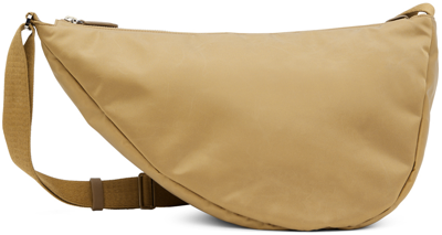 The Row Slouchy Banana Nylon Shoulder Bag In Dune