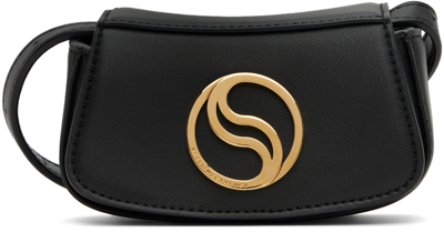 Stella Mccartney Black Small S-wave Bag