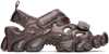 Collina Strada Melissa X  Puff Hiking Sandal In Ah954 Glitter Black