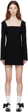 Kimhēkim Black Emma Minidress In Black
