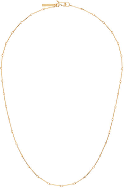Sophie Buhai Gold Bar Chain Necklace In 18k Gold Vermeil