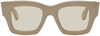 Jacquemus Les Lunettes Baci Sunglasses In Beige