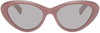 Gucci Cat-eye Frame Sunglasses In Pink