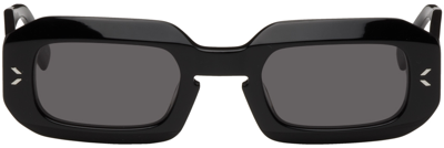 Mcq By Alexander Mcqueen Mcq Alexander Mcqueen Sunglasses In 001 Black Black Smoke
