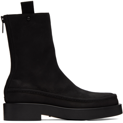 Ann Demeulemeester Black Gabriel Boots In 099 Black