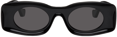 Loewe Paula's Ibiza Rectangular-frame Acetate Sunglasses In Black
