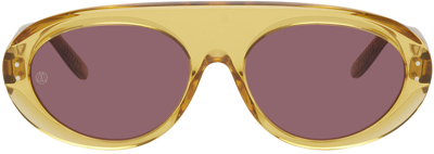 Ottomila Yellow Bombardino Sunglasses In Ambra