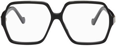 Loewe Black Square Glasses In Shiny Black
