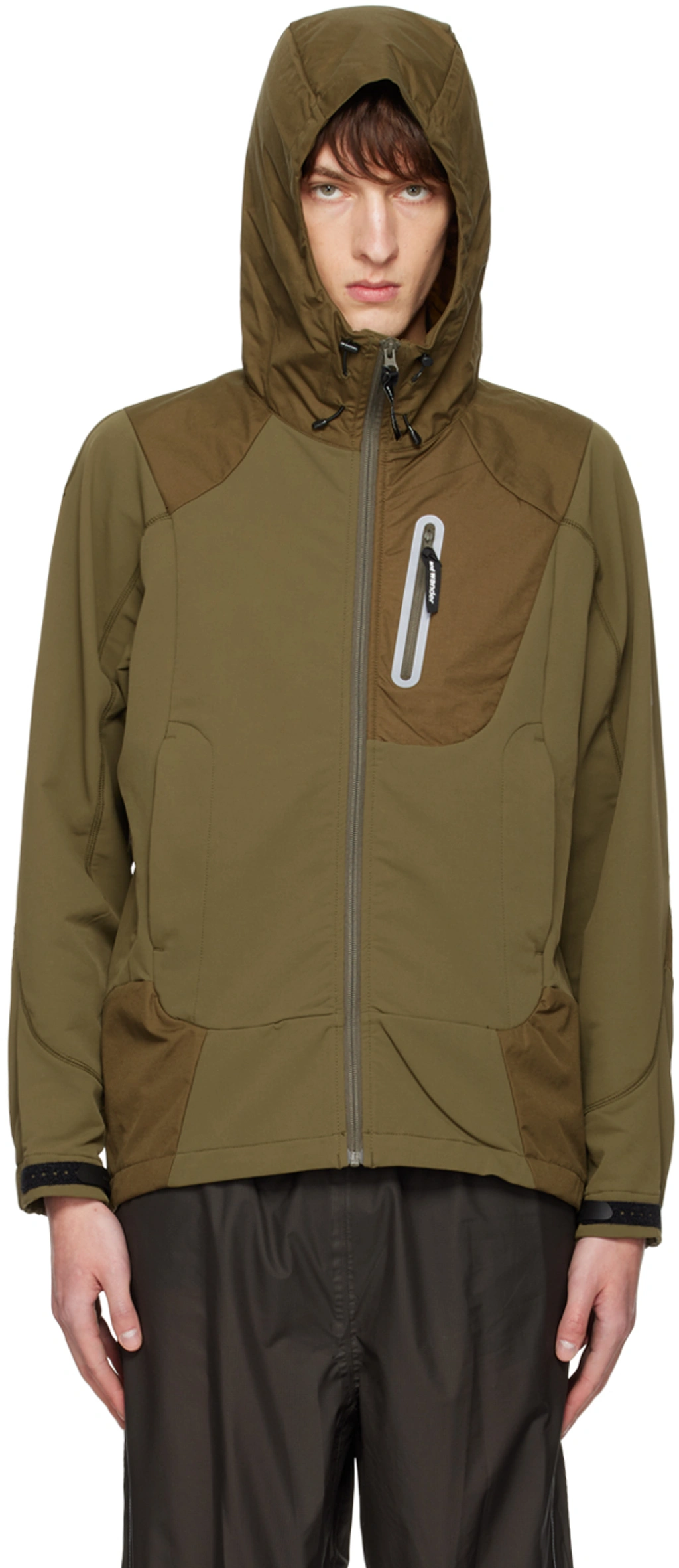 And Wander Stretch Shell Jacket In Khaki | ModeSens