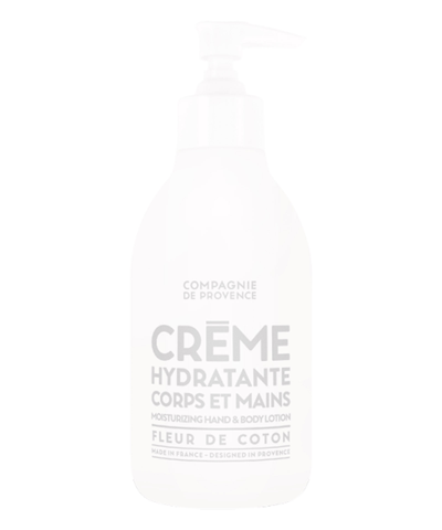 Compagnie De Provence Hand And Body Cream With Cotton Flower 300 ml - Extra Pure In White