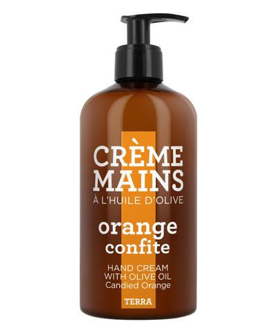 Terra Orange Confite Hand Cream 300 ml In White