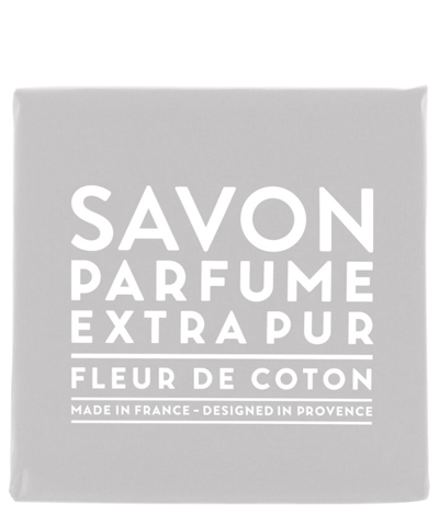 Compagnie De Provence Scented Soap With Cotton Flower 100 G - Extra Pur In White