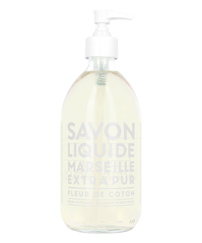 Compagnie De Provence Liquid Soap With Cotton Flower 500 ml - Extra Pure In White