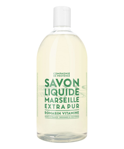 Compagnie De Provence Liquid Soap With Invigorating Rosemary Refill 1l - Extra Pur In White