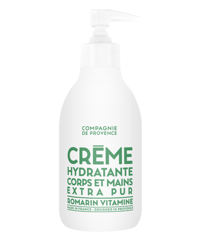 Compagnie De Provence Hand And Body Cream Invigorating Rosemary 300 ml - Extra Pur In White