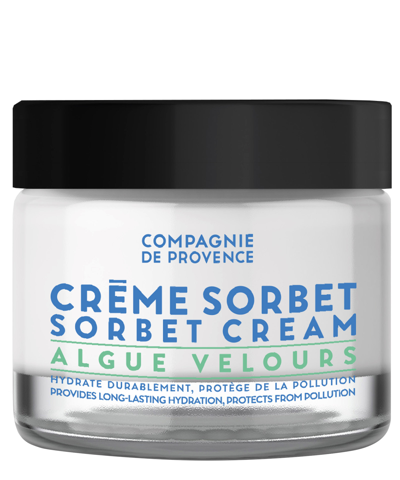 Compagnie De Provence Sorbet Face Cream Algue Velour 50 ml In White
