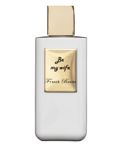 Franck Boclet Be My Wife Extrait De Parfum 100ml In White