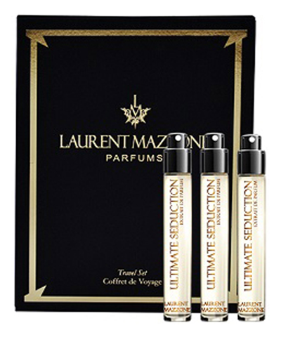 Laurent Mazzone Ultimate Seduction - Extreme Oud Extrait De Parfum Travel Set 3x15 ml In White