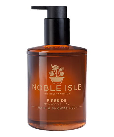 Noble Isle Fireside Bath And Shower Gel 250 ml In Red