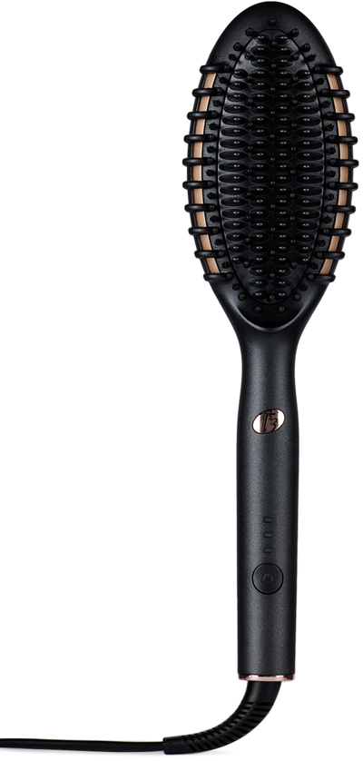 T3 Black  Edge Hair Brush In Na