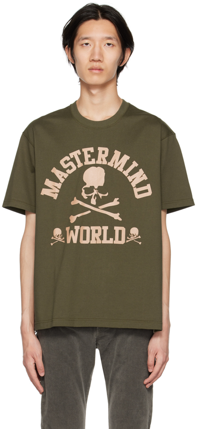 Mastermind Japan T-shirt Mit Logo-print In Green