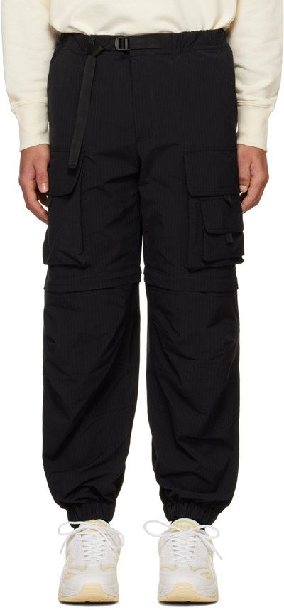 Msgm Detachable-leg Cargo Trousers In Black