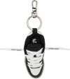 OFF-WHITE WHITE & BLACK OOO KEYCHAIN