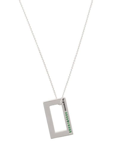 LE GRAMME 3,4G TSAVORITE PENDANT NECKLACE